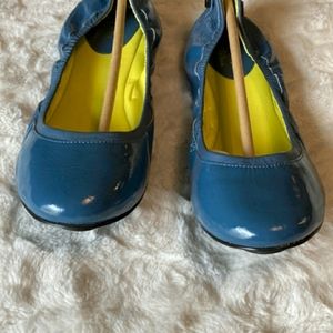 EUC/New Cole Haan Nike Air flats - light blue patent
